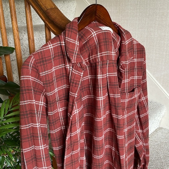 Altar'd State Rustic Plaid Button Up Shirt - Picture 2 of 6